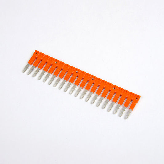 ONKA 1.5/20 Isolierte 20-polige Steckfirstbrücke, universal (für Feder- und Schraubklemme 1.5mm2), 1060105