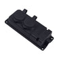 Double rubber socket black hermetically mounted 250V, 16A, IP44, French type E 2P+Z, 2KMP-E, Bylion