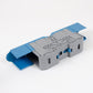 ONKA 120mm2 M10 screw terminal connector with protective cover, blue, 1030076