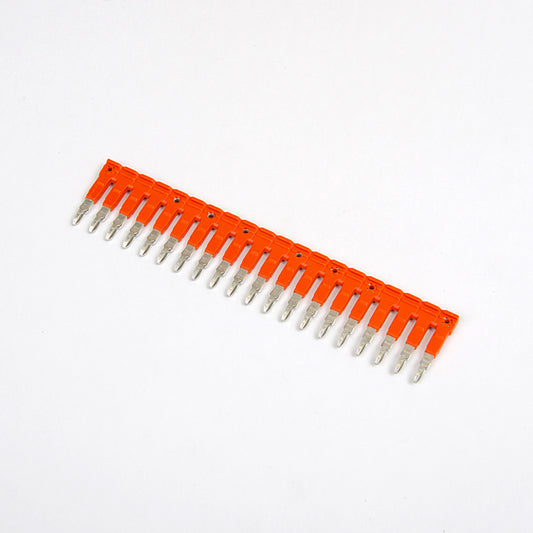 ONKA 2.5/20 Isolierte 20-polige Steckfirstbrücke, universal (für Feder- und Schraubklemme 2.5mm2), 1060110