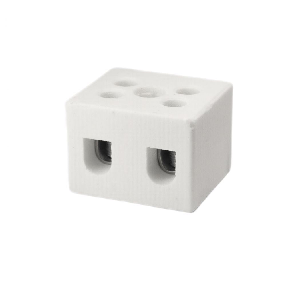 ONKA 0.75-1.5mm2 / 2-Draht-Steckverbinder aus Steatit / Keramik / Porzellan - PORCELAIN TERMINAL BLOCK, 1070001
