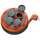 IP44 compact cassette extension cable, 5m cable with 4 sockets + thermal/child protection, 3x1mm2, SCHUKO type grounding, PHP-05310-F