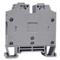 ONKA 35mm2 screw terminal block DIN rail clamp 2-pole gray, 1010082