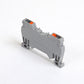 ONKA 1.5mm2 spring clamp terminal block DIN rail terminal 2-pole gray, 1020002