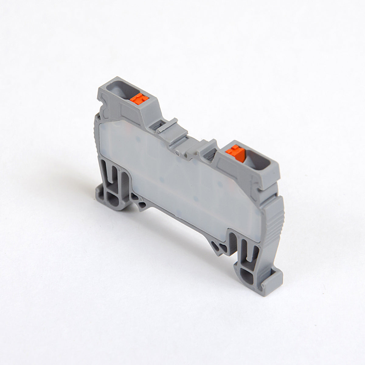 ONKA 2.5mm2 spring terminal block DIN rail terminal 2-pole gray, 1020013