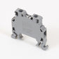 ONKA 2.5mm2 screw terminal block DIN rail clamp 2-pole gray, 1010012