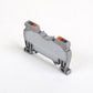 ONKA 1.5mm2 spring clamp terminal block DIN rail terminal 2-pole gray, 1020002