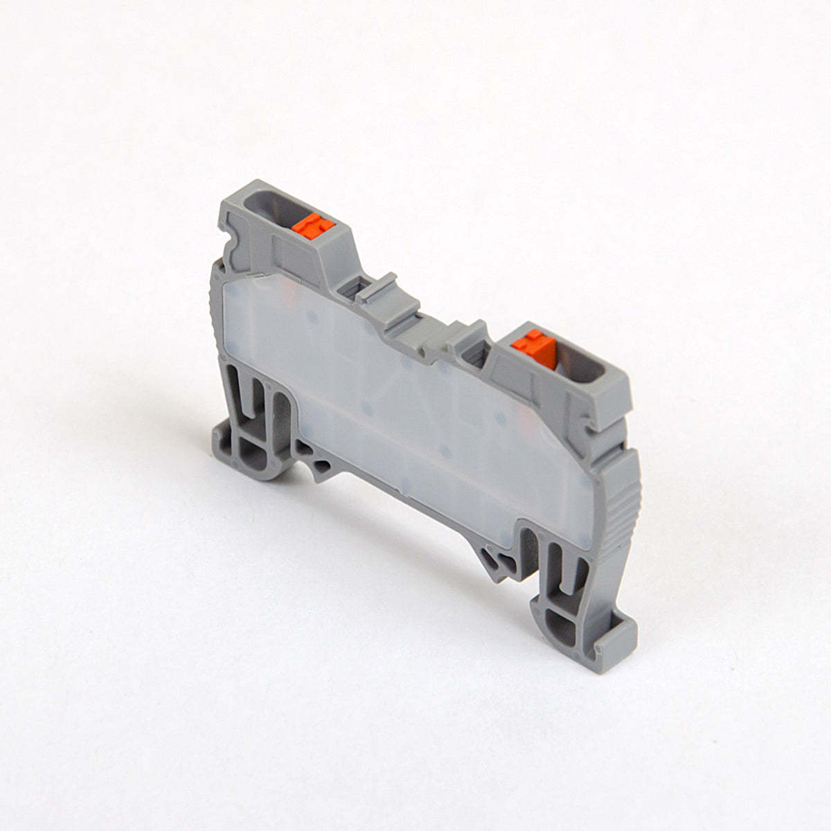 ONKA 1.5mm2 spring clamp terminal block DIN rail terminal 2-pole gray, 1020002